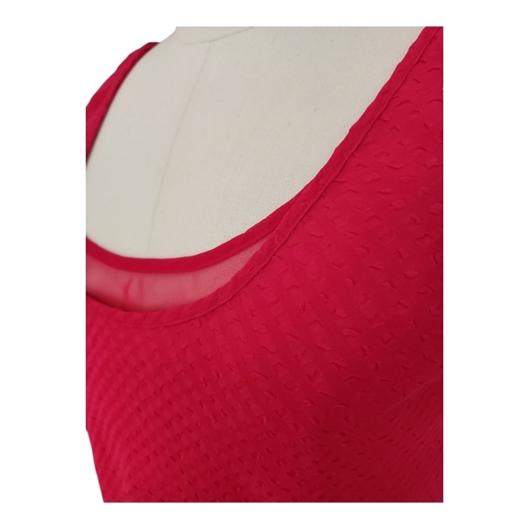 Vintage VICTORIA'S SECRET Gold Label Bright Pink Nightgown Short Dress, S Small - Picture 3 of 9